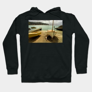 Two old seadogs, Sumner launch ramp, New Zealand Hoodie